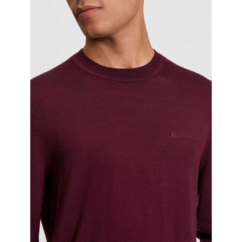 Ben Sherman Merino Crew Neck image number 2